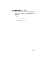 Предварительный просмотр 7 страницы Symbol PTC-71 User Manual