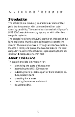 Preview for 3 page of Symbol WS 1200 User Manual