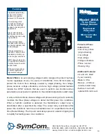 Preview for 1 page of SymCom MotorSaver 250A Schematics