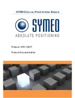 Предварительный просмотр 1 страницы SYMEO LPR-1DHP Manual