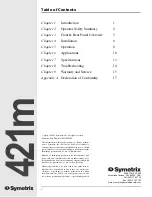 Preview for 2 page of Symetrix 421m User Manual