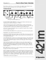 Preview for 5 page of Symetrix 421m User Manual