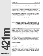 Preview for 8 page of Symetrix 421m User Manual