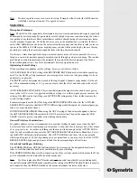 Preview for 11 page of Symetrix 421m User Manual