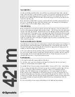 Preview for 14 page of Symetrix 421m User Manual