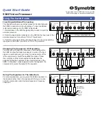 Preview for 8 page of Symetrix 528E Quick Start Manual