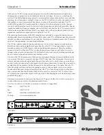 Preview for 3 page of Symetrix 572 SPL User Manual