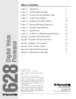 Preview for 2 page of Symetrix 628 Digital Voice Processor User Manual