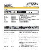 Preview for 3 page of Symetrix airTools 6200 User Manual