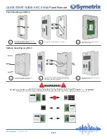 Preview for 2 page of Symetrix ARC-3 Quick Start Manual