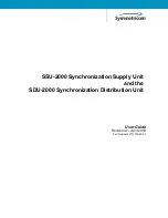 Symmetricom SDU-2000 User Manual preview