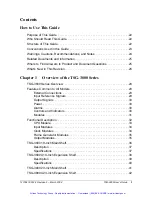 Preview for 4 page of Symmetricom TSG-3800 Series User Manual