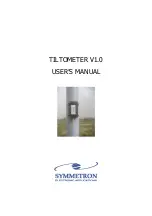 Symmetron TILTOMETER User Manual предпросмотр