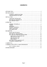 Preview for 3 page of Symmetry EC Series Operator'S Manual