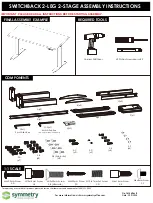 Symmetry SWITCHBACK Assembly Instructions Manual preview