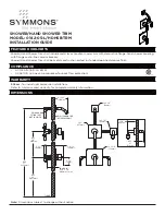 Symmons 0142-05-L/HDHSB-TRM Installation Manual preview