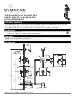 Preview for 1 page of Symmons 0142-06-L/HDHSB-SS-TRM Installation Manual