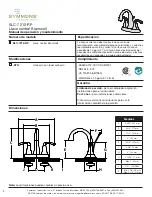 Preview for 5 page of Symmons Bramwell SLC-7212-RP Series Operation & Maintenance Manual