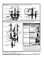 Preview for 4 page of Symmons Degas SLW-5412 Installation And Service Instructions