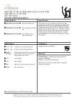 Symmons Dia 3503-H321-V-CYL-B-TRM Operation & Maintenance Manual preview