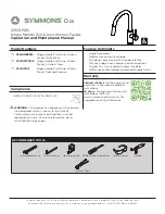 Preview for 1 page of Symmons Dia S3510PD15 Operation And Maintenance Manual