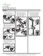 Preview for 2 page of Symmons Elm S-5504-TRM Operation & Maintenance Manual