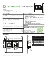 Предварительный просмотр 1 страницы Symmons LaundryMate LM600 Operation & Maintenance Manual