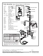 Preview for 4 page of Symmons Origins S-23 Series Installation And Service Instructions