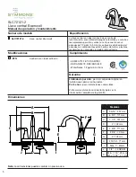 Preview for 5 page of Symmons SLC72121.2 Operation & Maintenance Manual