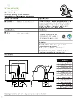 Preview for 9 page of Symmons SLC72121.2 Operation & Maintenance Manual