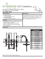 Preview for 1 page of Symmons SRT-0600-72-TRM Installation Manual