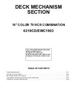 Предварительный просмотр 57 страницы Symphonic 6319CD/EWC1903 Service Manual