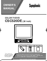 Symphonic CSC520DE Owner'S Manual preview