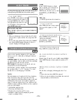 Preview for 16 page of Symphonic CSC520DE Owner'S Manual