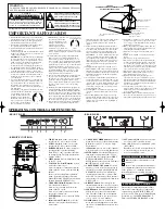 Предварительный просмотр 2 страницы Symphonic CST419E Owner'S Manual