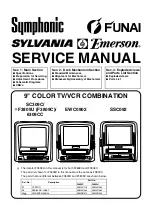 Предварительный просмотр 1 страницы Symphonic FUNAI SYLVANIA Emerson 6309CC Service Manual