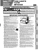 Symphonic MFV210D Owner'S Manual preview