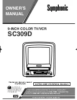 Symphonic SC309D Owner'S Manual preview