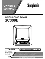 Preview for 1 page of Symphonic SC309E Owner'S Manual