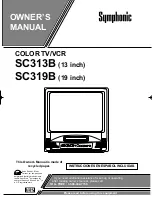 Symphonic SC313B Owner'S Manual preview