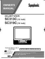 Symphonic SC313C Owner'S Manual preview