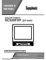 Preview for 1 page of Symphonic SC520FDF Owner'S Manual