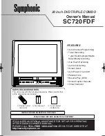 Symphonic SC720FDF Owner'S Manual preview