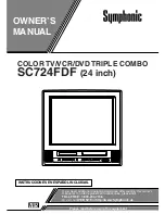 Preview for 1 page of Symphonic SC724FDF Owner'S Manual