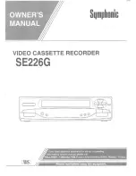 Symphonic SE226G Owner'S Manual preview