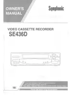 Symphonic SE436D Owner'S Manual preview