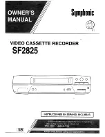 Symphonic SF2825 Owner'S Manual preview