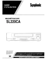 Preview for 29 page of Symphonic SL220CA Owner'S Manual