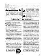 Preview for 2 page of Symphonic SL260CA Owner'S Manual