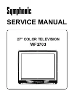 Предварительный просмотр 1 страницы Symphonic ST27S3 Service Manual